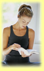 Reading peacefully