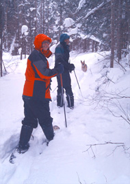 Snowshoeing