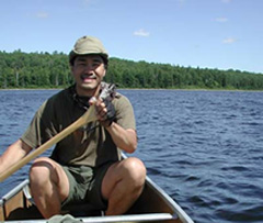 Paddling in the summer time