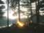Campfire in Algonquin Park