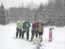 group snowshoeing