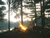 Sitting by the fire in Algonquin Park